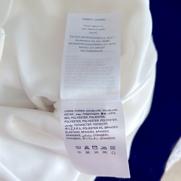 NWOT Bebe Kristie Ponte Jacket White Black Trim Size 0 - Picture 8 of 10